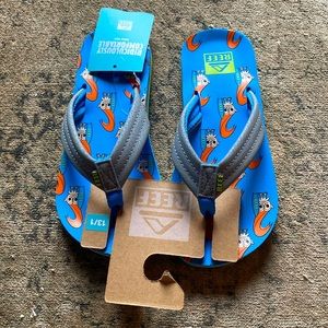NWT Reef Kids Trolls Sandals Size 13/1